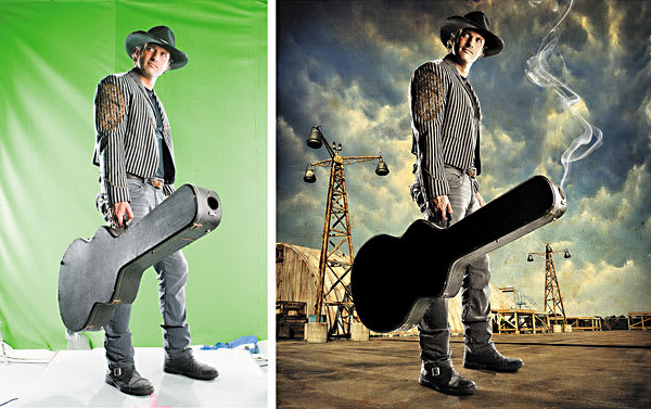 do professional green screen keying and editing