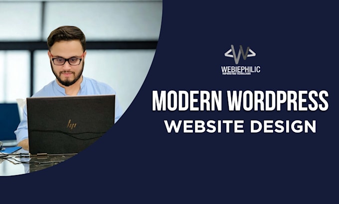 create clean and modern wordpress website