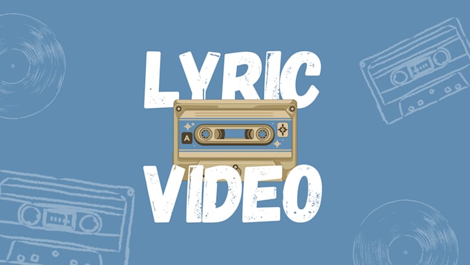 make awesome animated lyric video