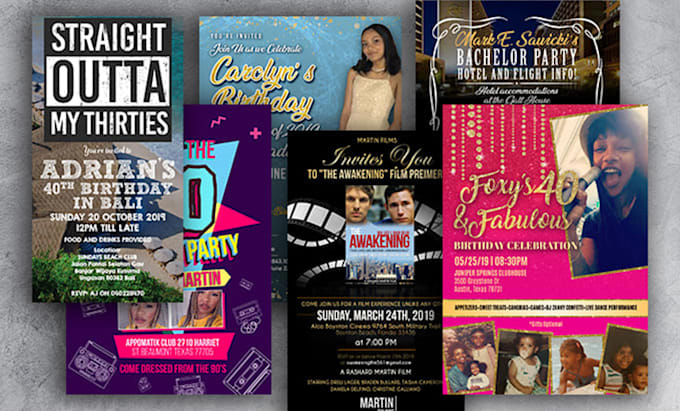 create event invitation design