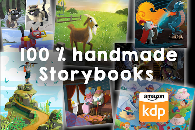 illustrate amazing handmade children storybooks