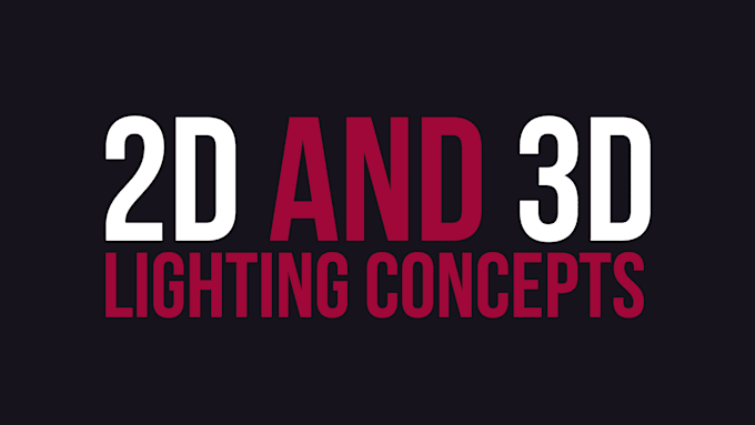 2d or 3d visualizations of lighting