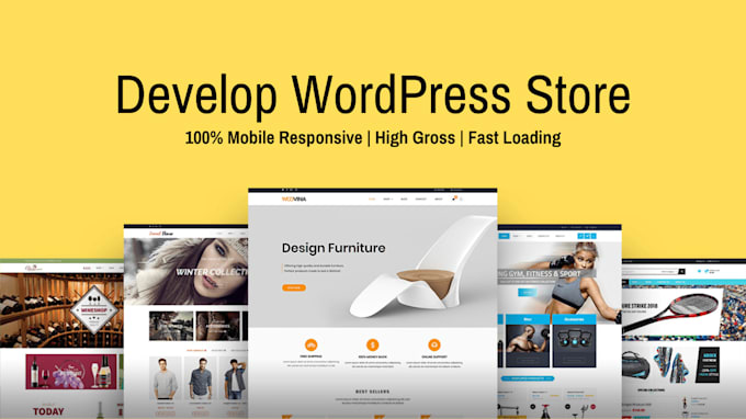develop ecommerce wordpress store woocommerce