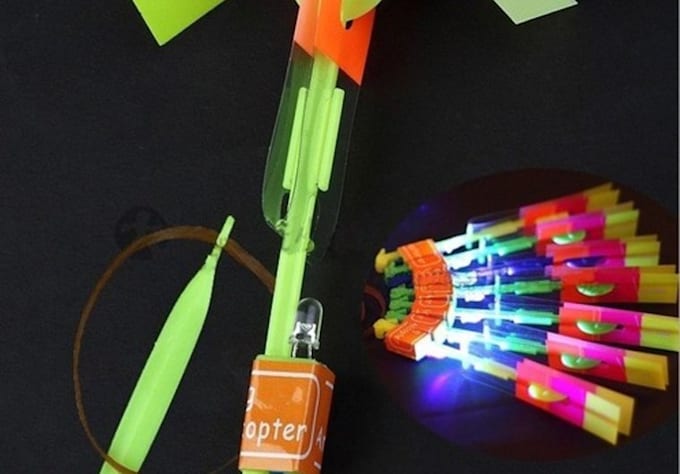 send you a LED helicopter