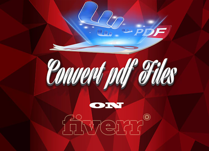 convert PDF to word or any file