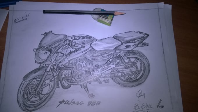 Pulsar 150 drawing sale