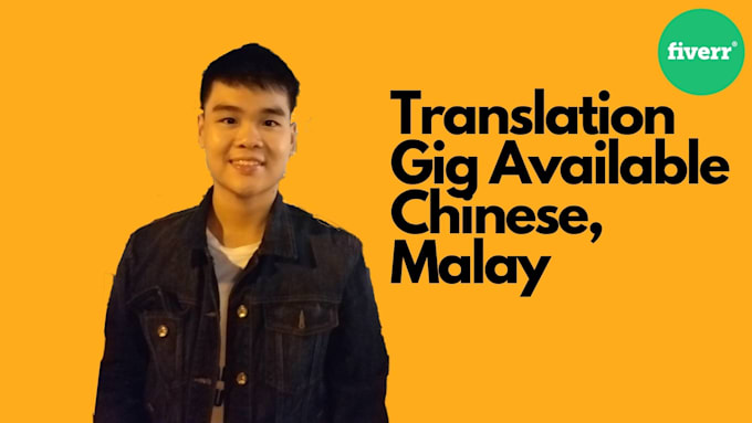 do absolute accurate translation chinese, malay for you