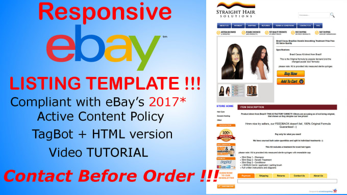 item description template ebay
