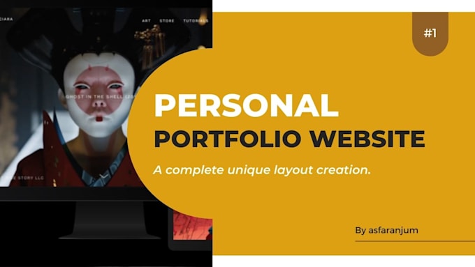 build personal portfolio website, blog or business website