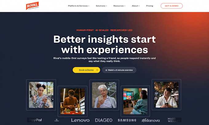 design and develop a modern responsive wordpress website