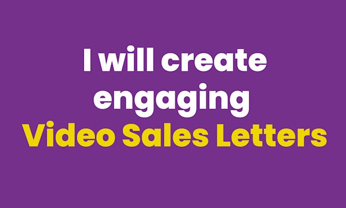 create stunning video sales letter vsl