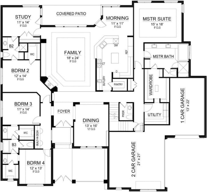 Draw 2d Floor Plans From Pdf Hand Sketches And Images By Ikramrehan