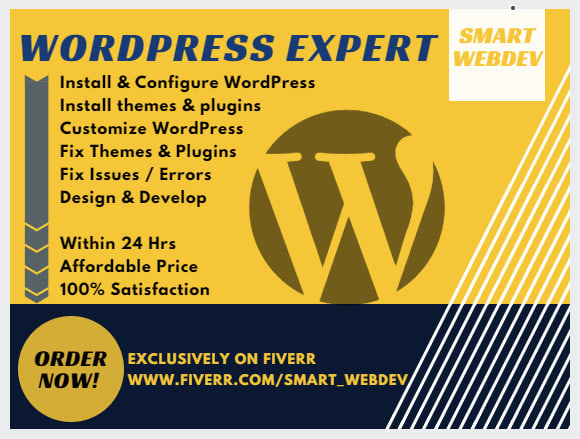 do fix wordpress, theme issues or wordpress customization