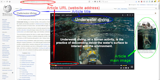 convert any article to video with text and voice