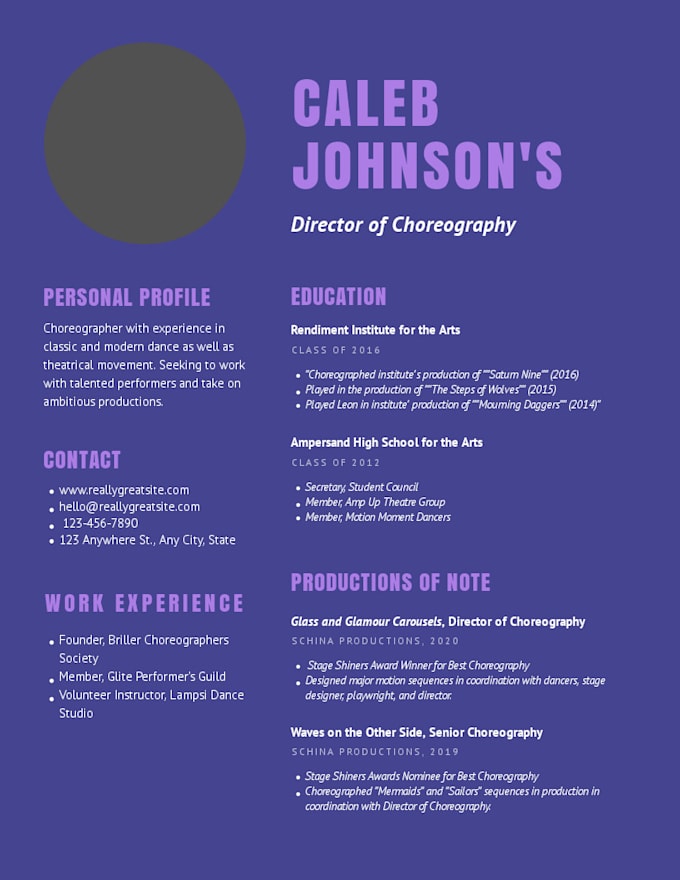 Create a top notch resume for you by Annabelresume Fiverr