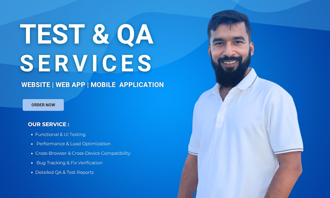 test, QA your website, applications, mobile apps