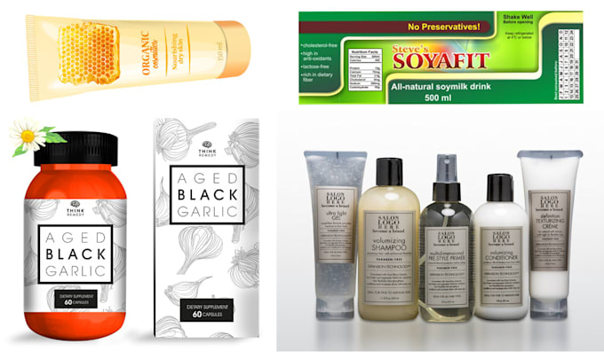design a packaging and product label for your products