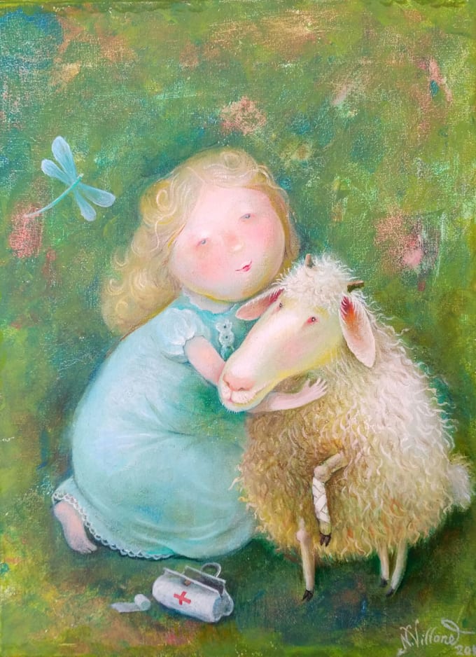 Paint Portrait Of Your Loved One In Non Traditional Way By