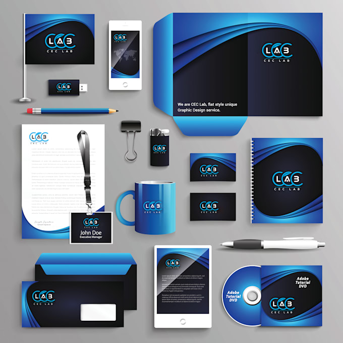 Create business cards and stationery design by Ceclabcp Fiverr