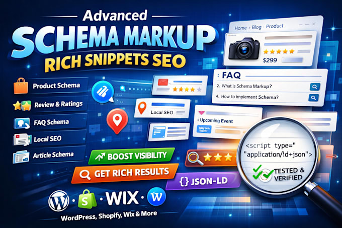 implement advanced schema markup for rich snippets and technical SEO