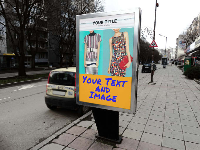 Write your message on billboard by Wpangel Fiverr