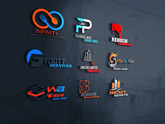 Design 2 Unique Logo With All Copyrights