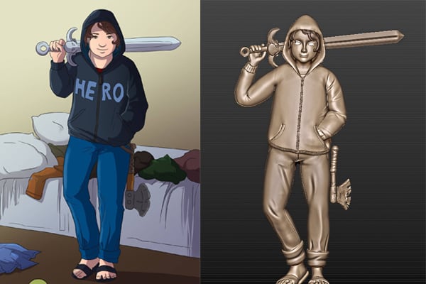 Create 3d Printing Stl File For Your Model By Anandilu