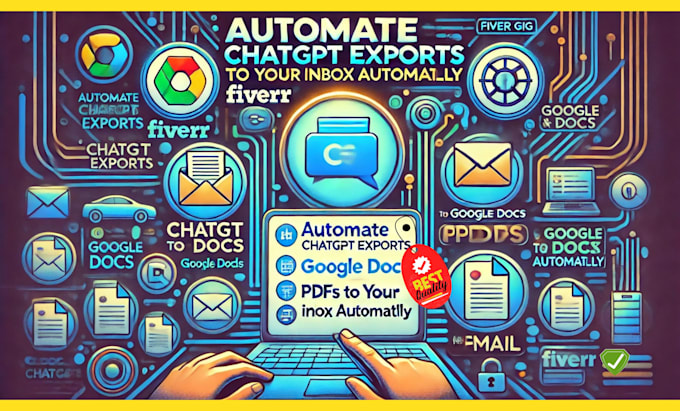 export chatgpt conversations into google docs and send pdfs to email