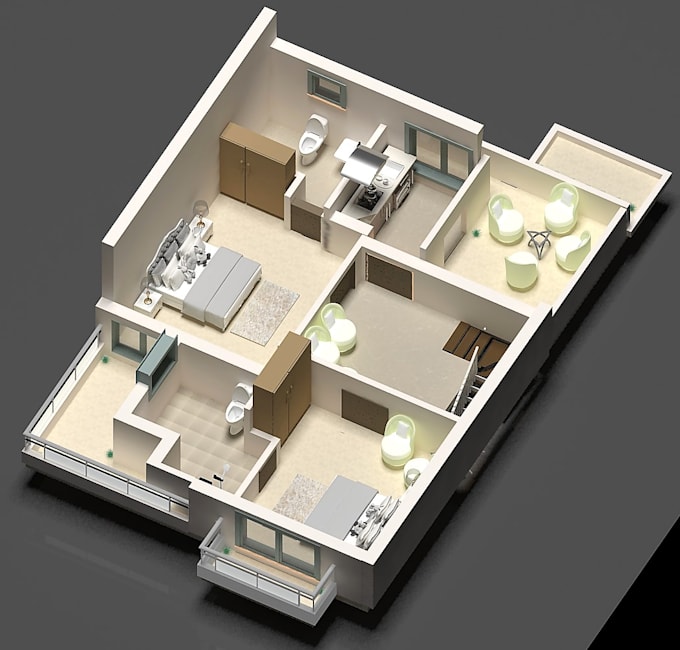 create 3d floor plans l 3d plans expert l 3d designer