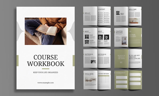 design a branded lead magnet PDF, workbook, ebook, brochure