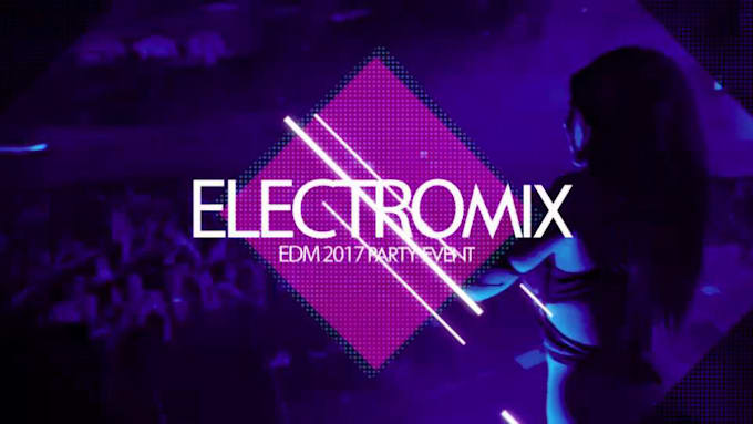 design dj party night club promo video