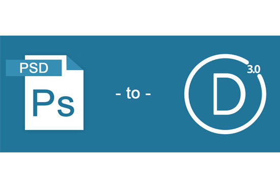 convert PSD to divi layout