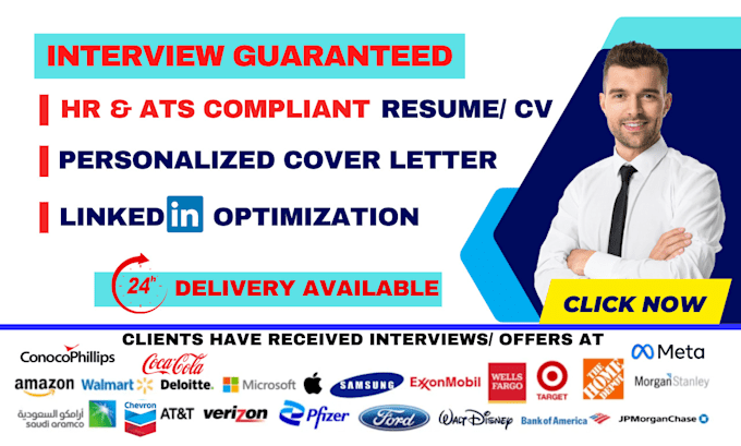 provide professional resume writing service, CV, cover letter, linkedin