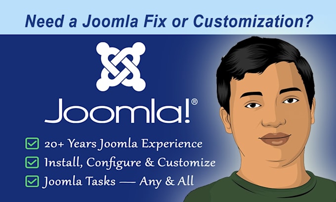 fix website issues and website customization for joomla