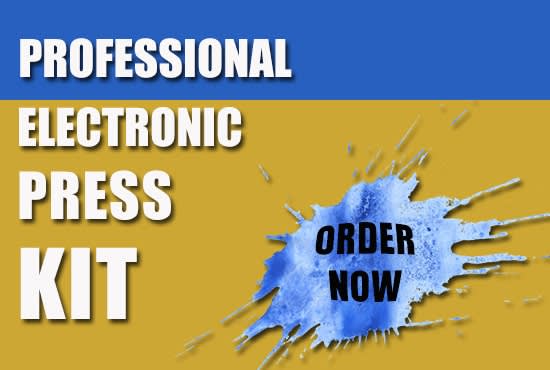 create an industry standard electronic press kit