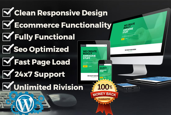 build modern responsive website for your business