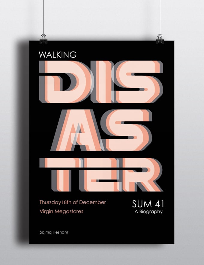 design an announcement poster