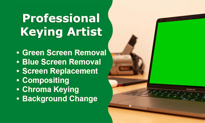 do green screen removal, keying and screen replacement