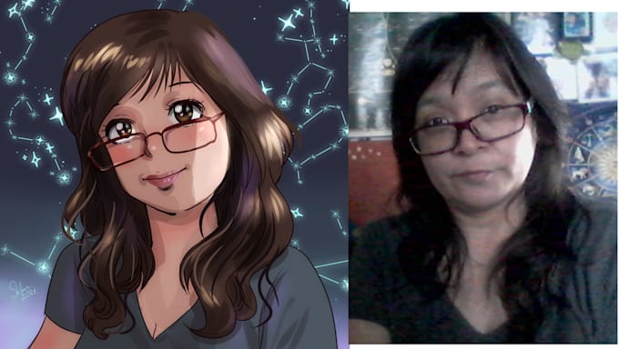 draw anime like portraits and caricatures
