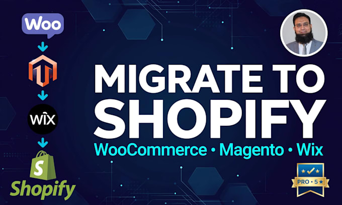 migrate your store to shopify from woocommerce magento wix or other platforms