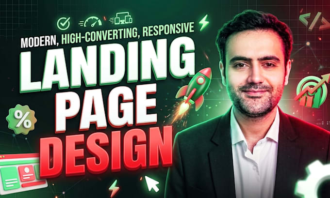 design a modern landing page, squeeze page, or sales funnel