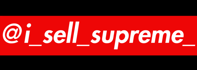 Supreme box logo custom top text