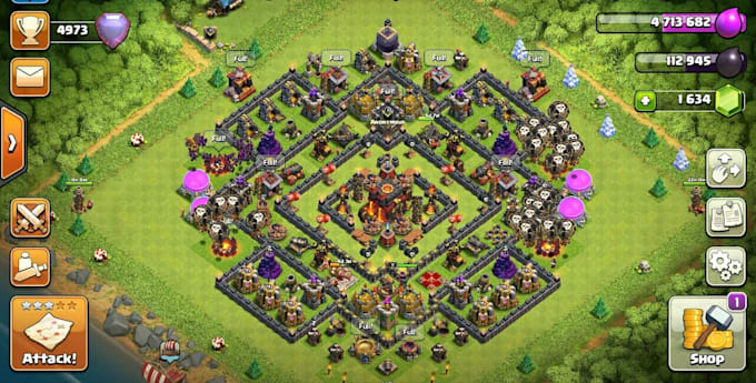 selling my th10 coc base