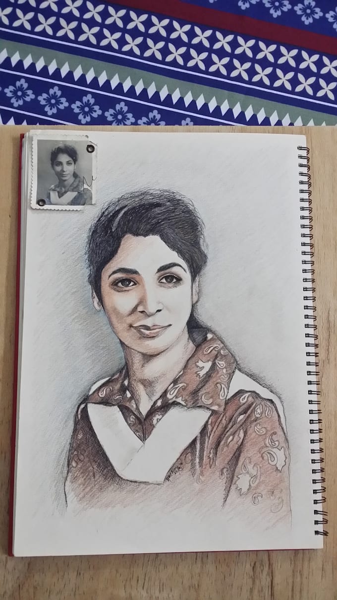 Convert your photo into pencil color sketch by Quickartservice Fiverr