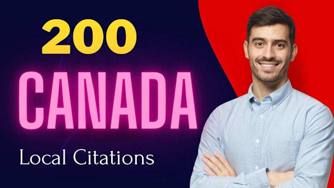 create 200 canada local citations for local business SEO