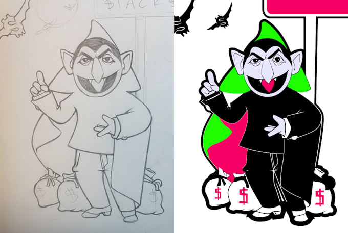 convert your logo , drawing to vector
