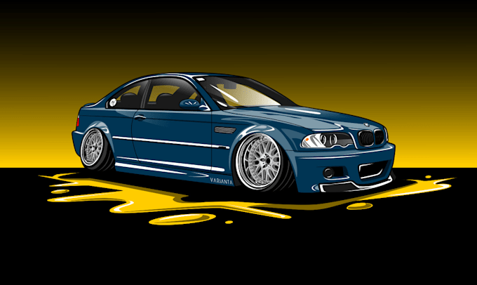 make full vector design any type of car