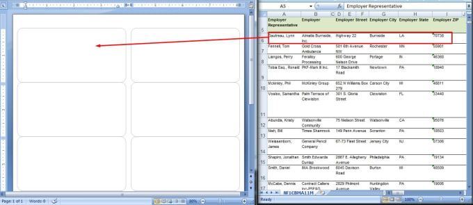 Create shipping labels in a word file for mailing by Reaz_va ...