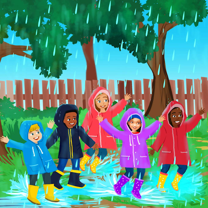 draw children book illustration