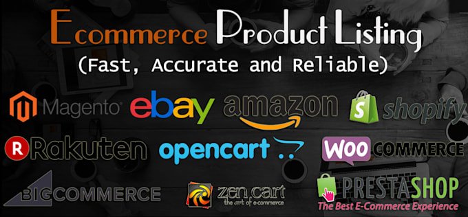 add product listing on ebay, shopify, woocommerce and more